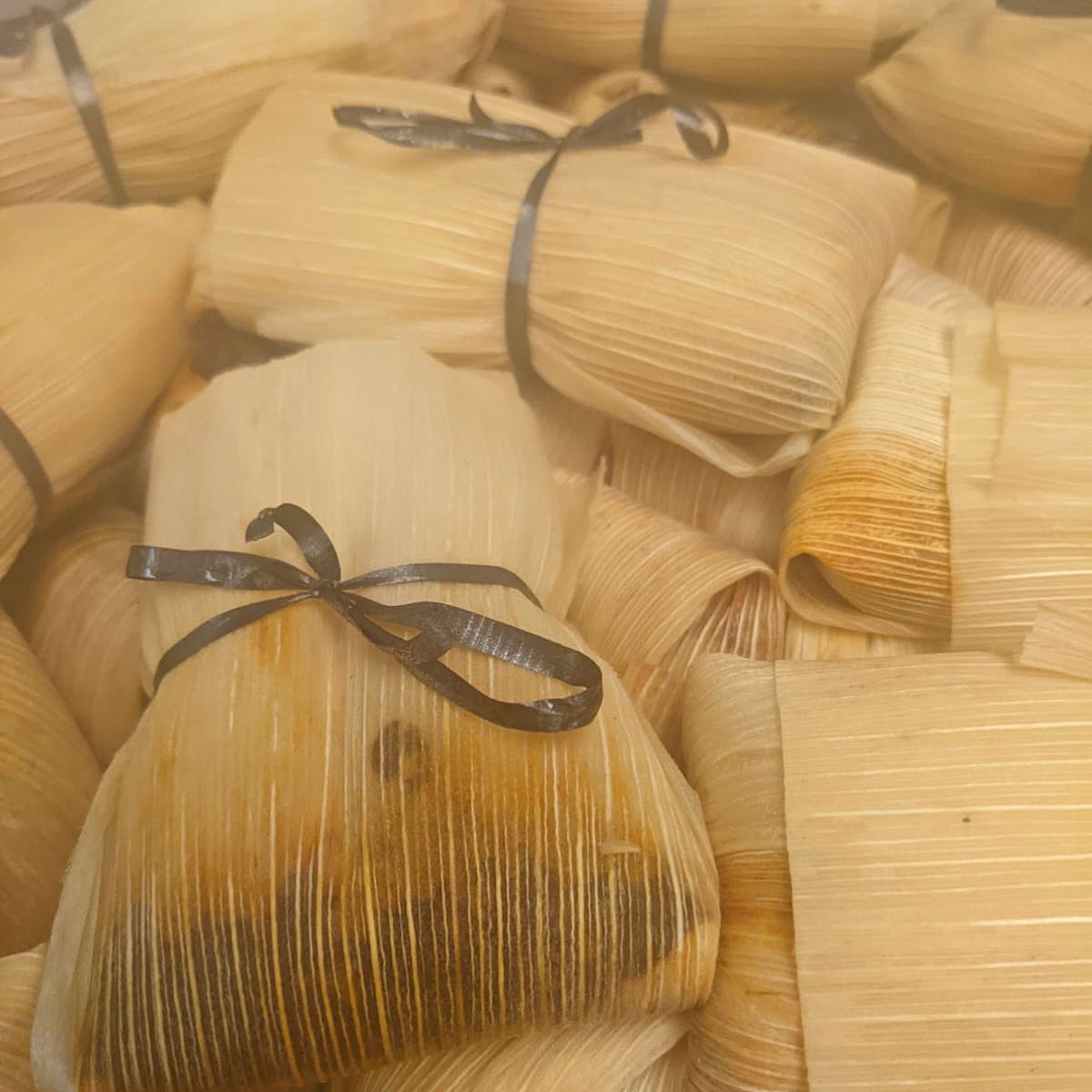 Image of multiple Vegan Tamales in a pile