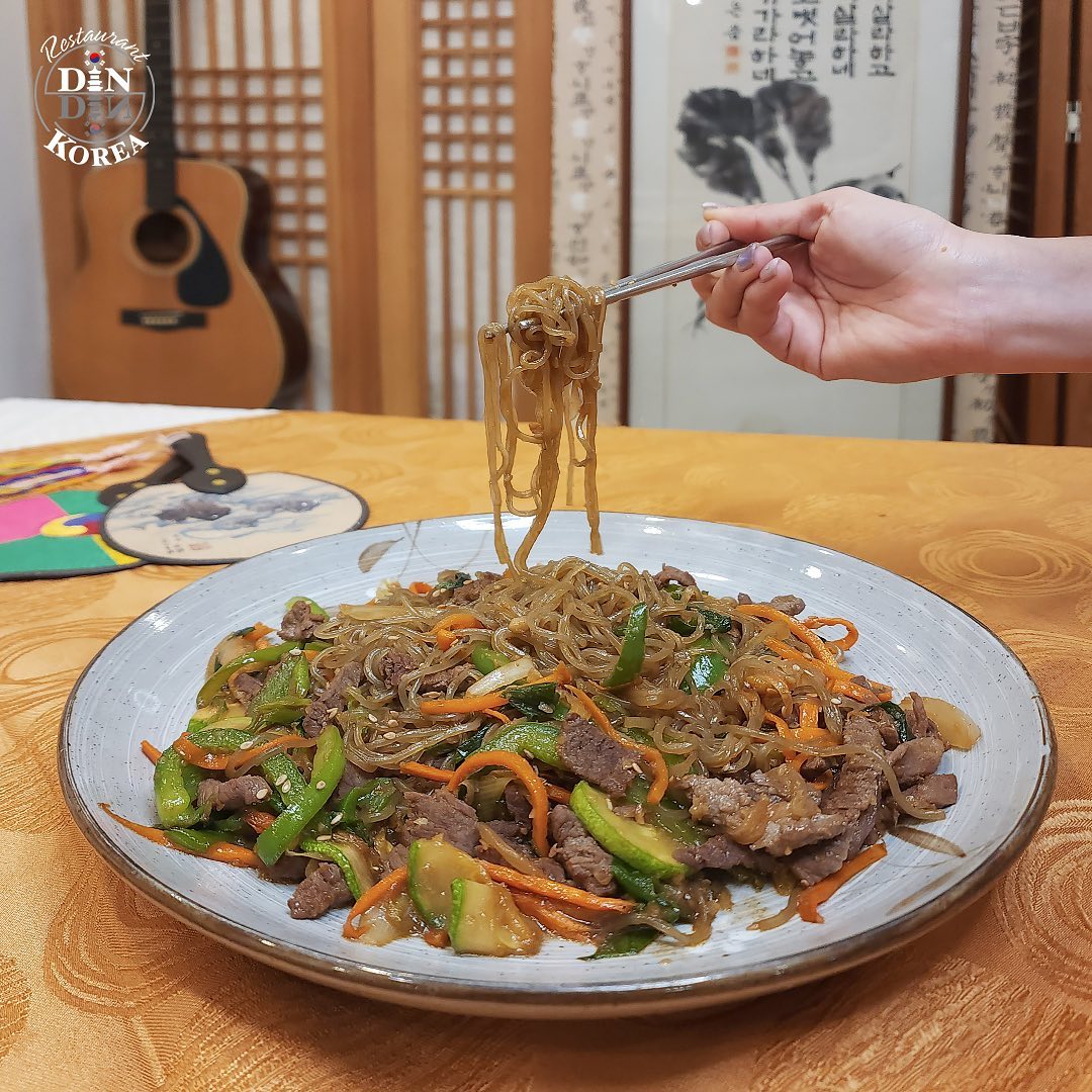 Image of Japchae in a plate